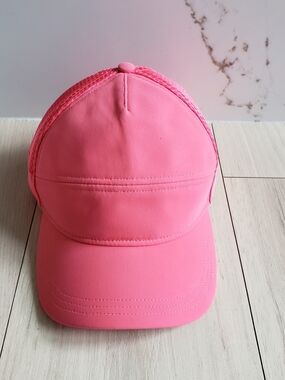 lululemon athletica Pink Mesh Back Baseball Cap